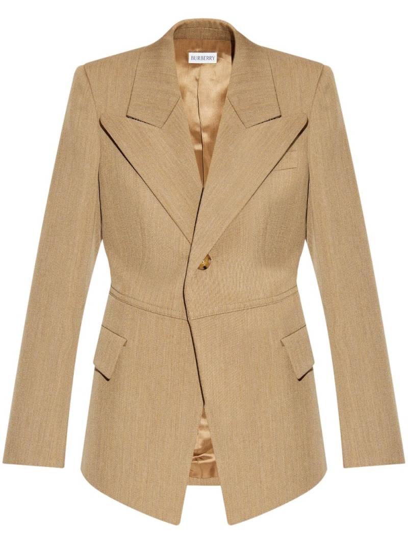 Burberry wool blazer - Neutrals von Burberry