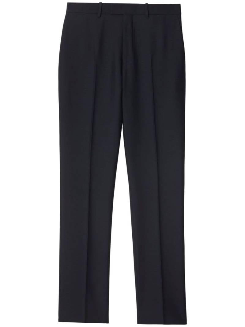 Burberry wool tailored trousers - Blue von Burberry