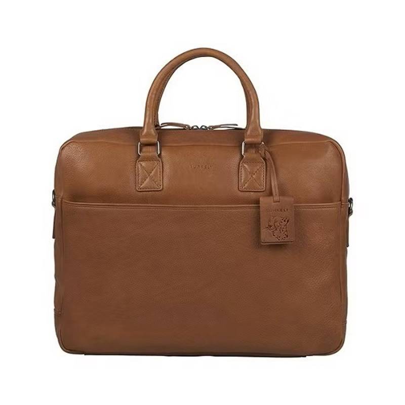 Antique Avery - Laptoptasche 17" in Cognac von Burkely