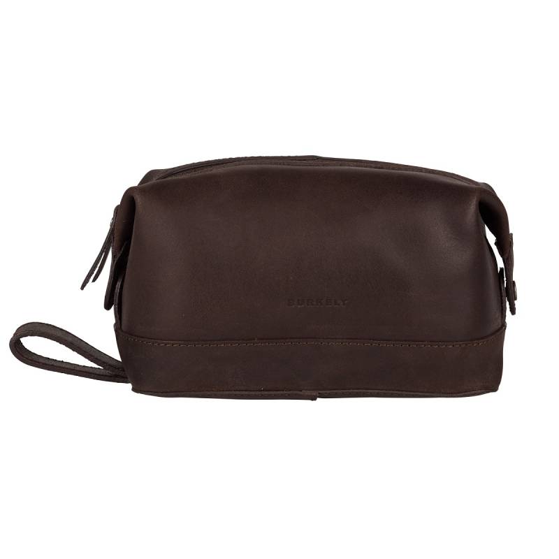 Riley Toiletry Bag Dunkelbraun von Burkely