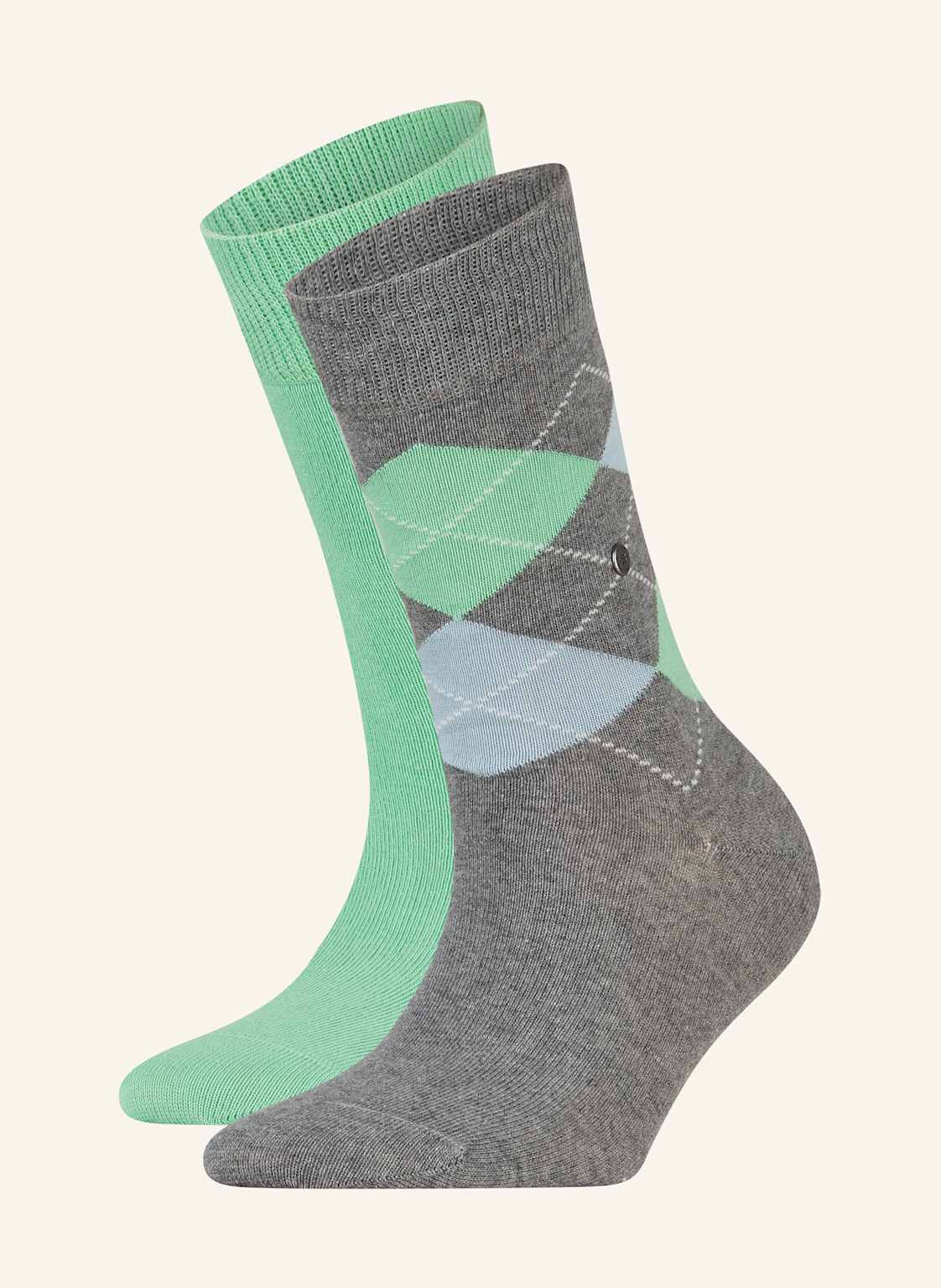 Burlington 2er-Pack Socken Everyday Mix grau von Burlington