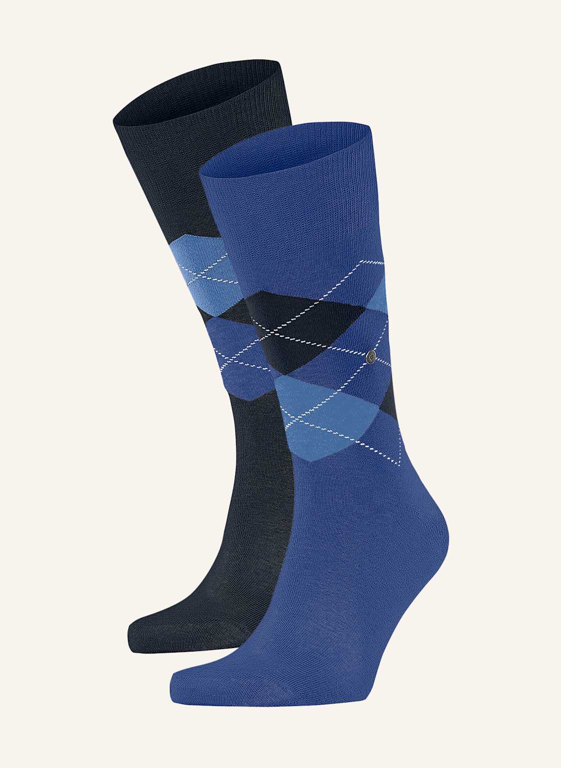 Burlington 2er-Pack Strümpfe Everday Argyle blau Burlington 2er-Pack Strümpfe Everday Argyle blau von Burlington