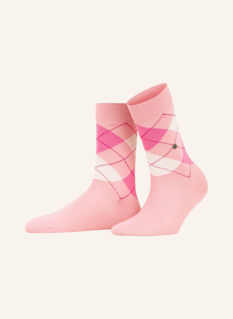 Burlington Socken Covent Garden rosa von Burlington