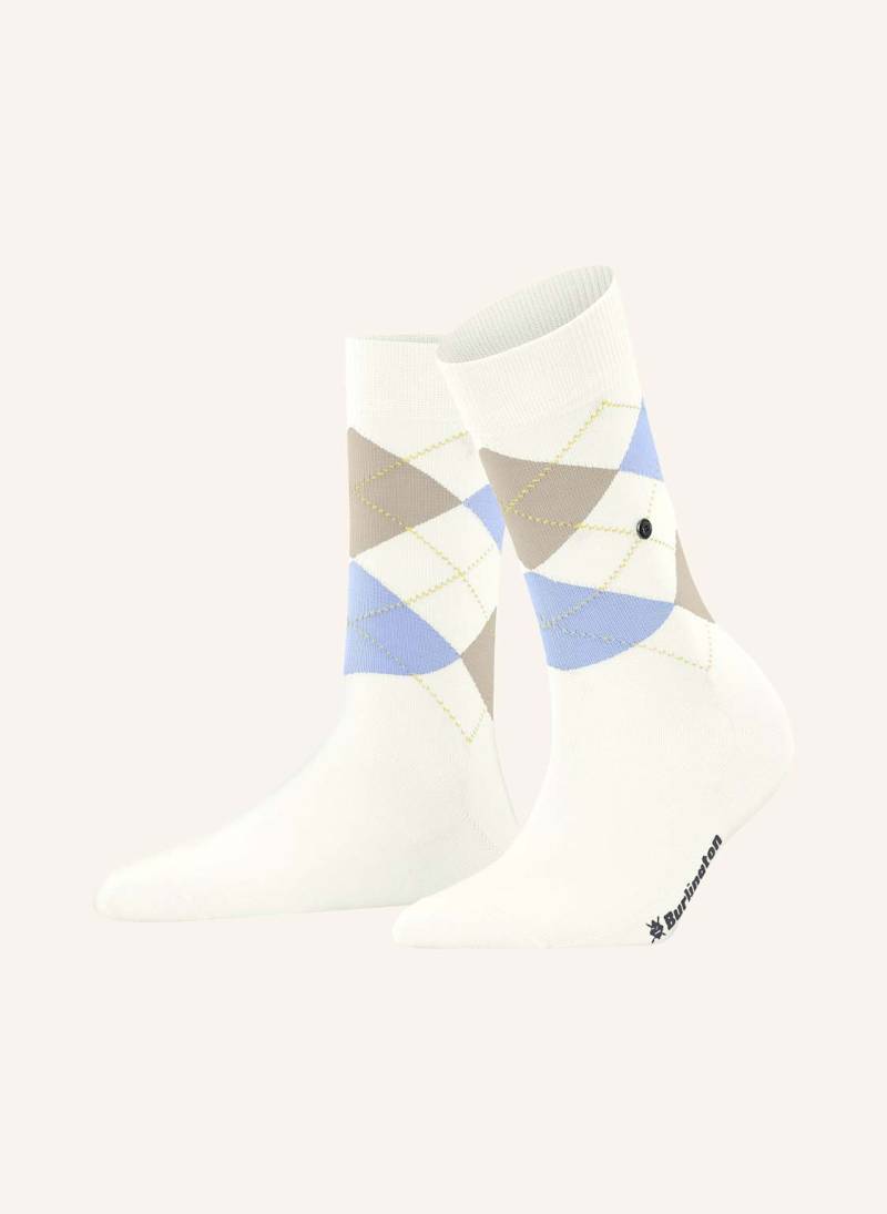 Burlington Socken Covent Garden weiss von Burlington