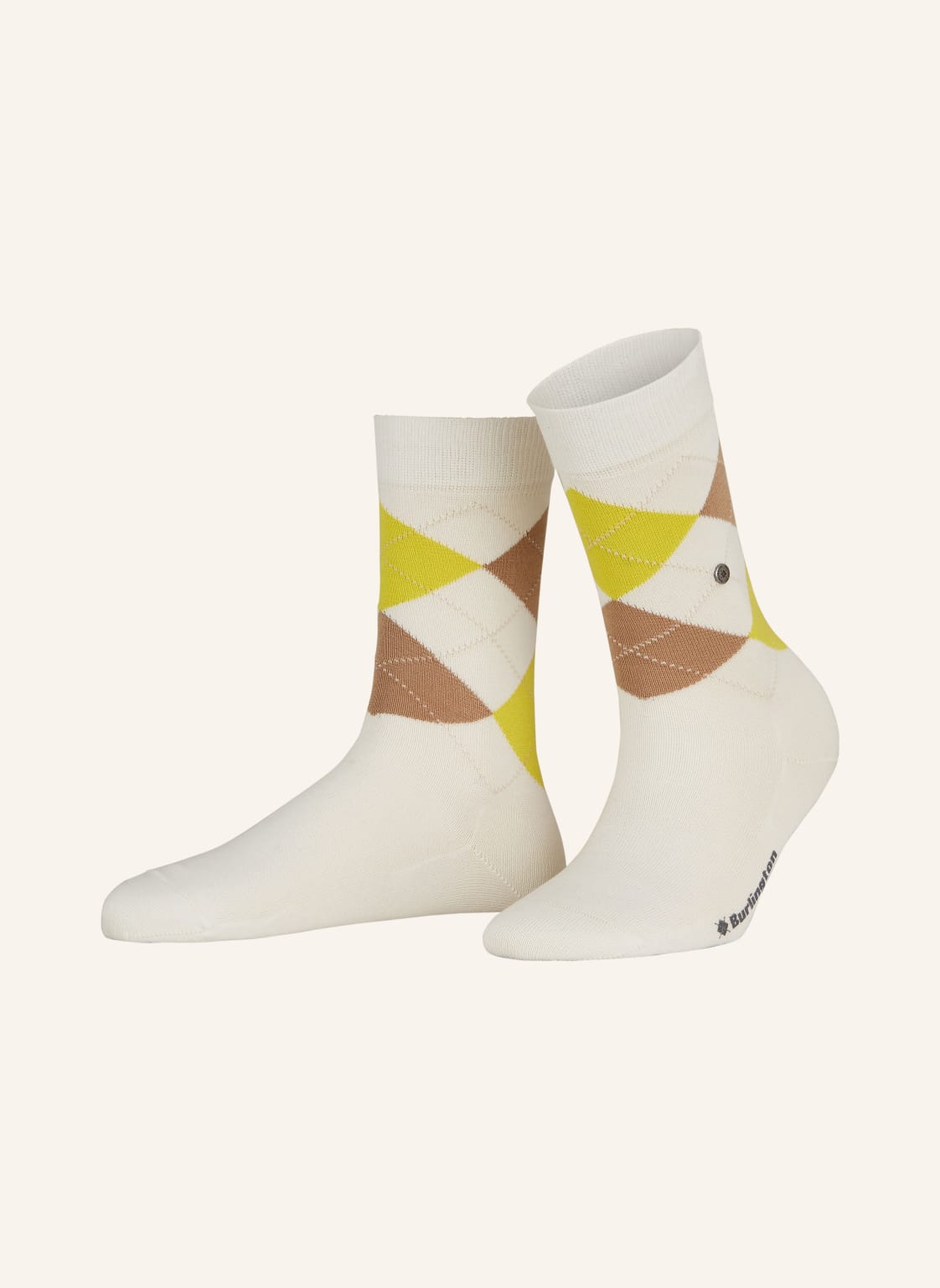 Burlington Socken Covent Garden weiss von Burlington