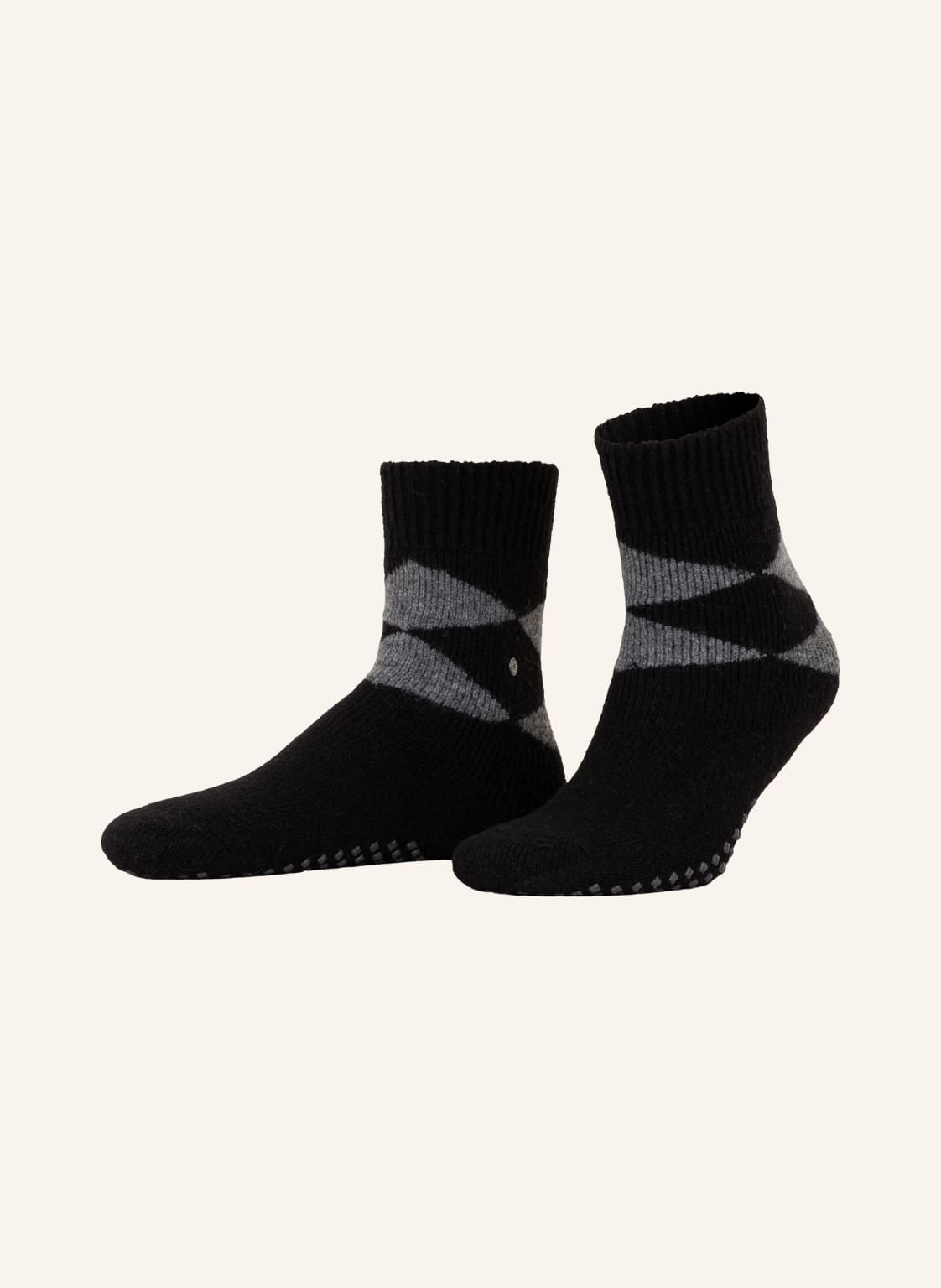 Burlington Stoppersocken Cosy Argyle schwarz Burlington Stoppersocken Cosy Argyle schwarz von Burlington
