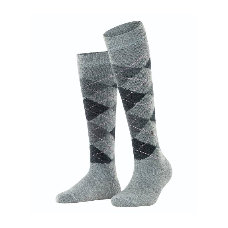 Kniesocken Damen Hellgrau ONE SIZE von Burlington