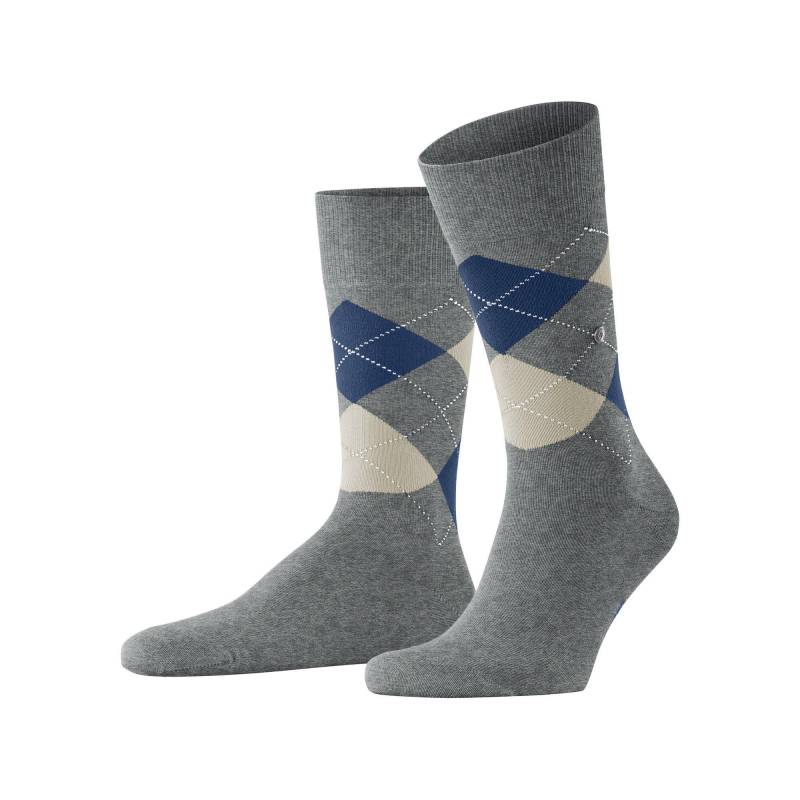 Wadenlange Socken Herren Hellgrau 40-46 von Burlington