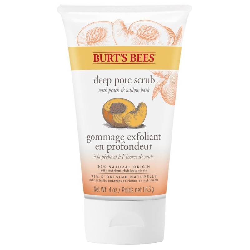 Burt's Bees  Burt's Bees Deep Pore Scrub Peach Willowbark gesichtspeeling 110.0 g von Burt's Bees