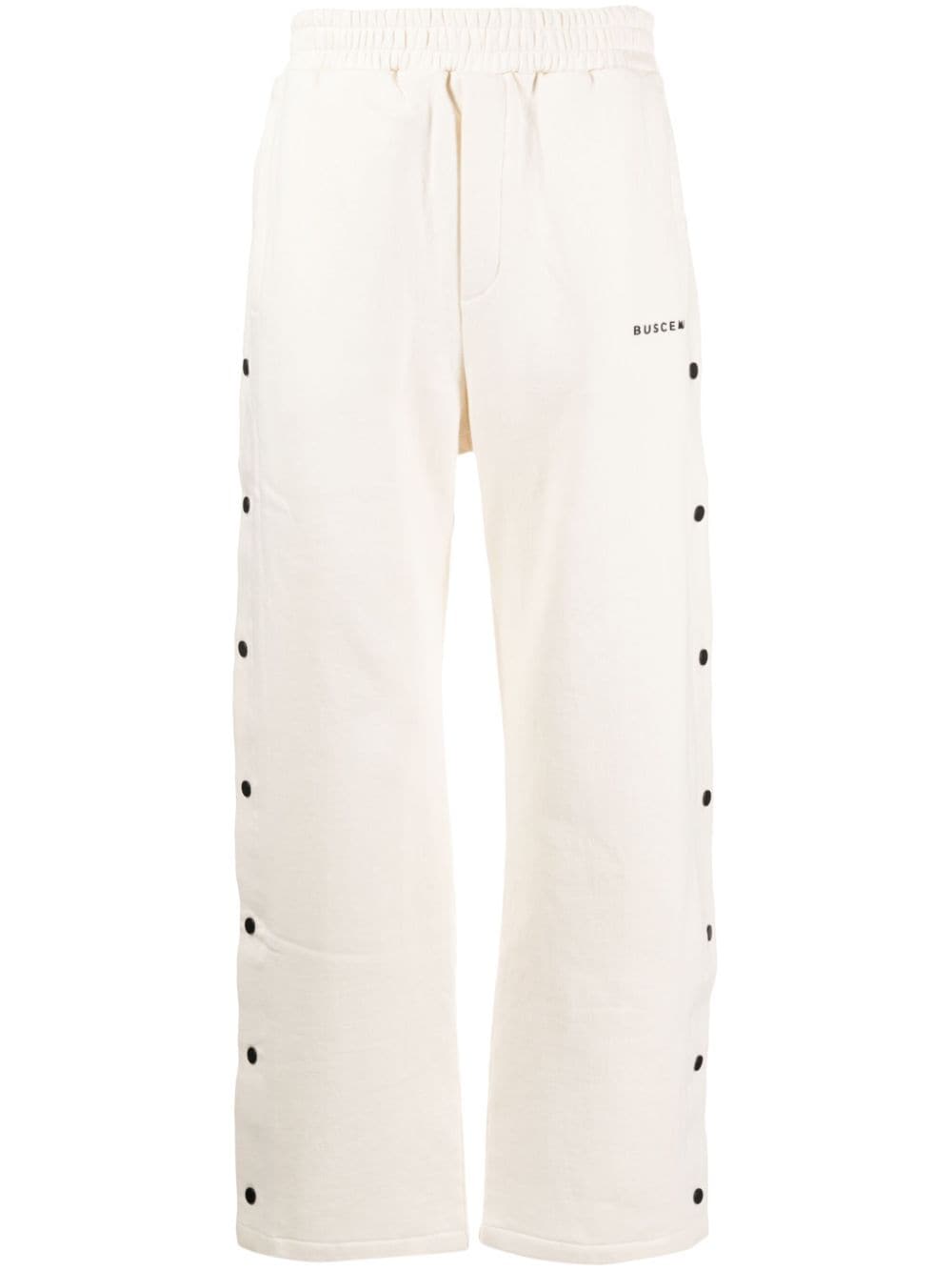 Buscemi button-embellished track pants - White von Buscemi