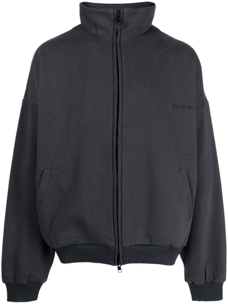 Buscemi cotton fleece bomber jacket - Grey von Buscemi