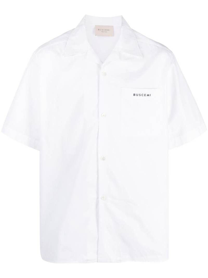 Buscemi embroidered-graphic cotton shirt - White von Buscemi