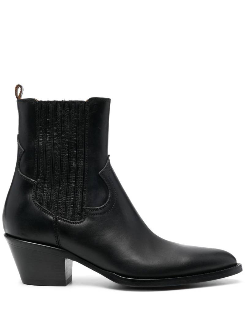 Buttero 55mm leather ankle boots - Black von Buttero