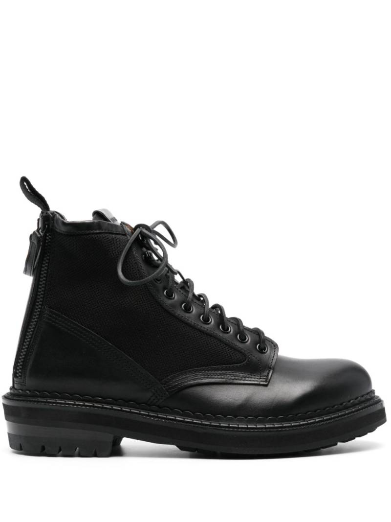 Buttero Cargo leather boots - Black von Buttero