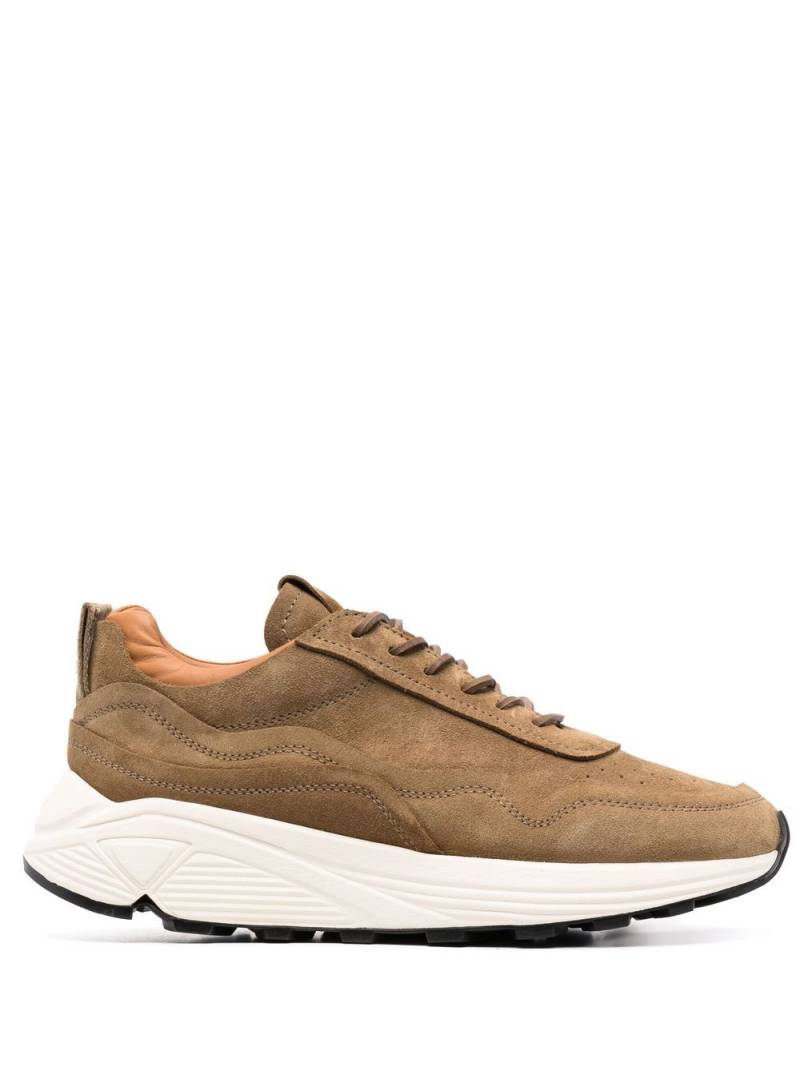 Buttero colour-block suede trainers - Neutrals von Buttero