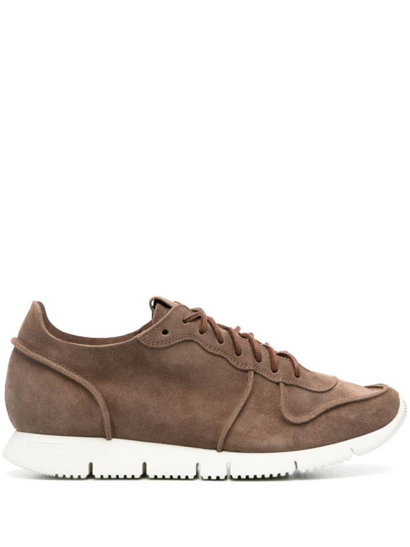 Buttero logo-patch leather sneakers - Brown von Buttero