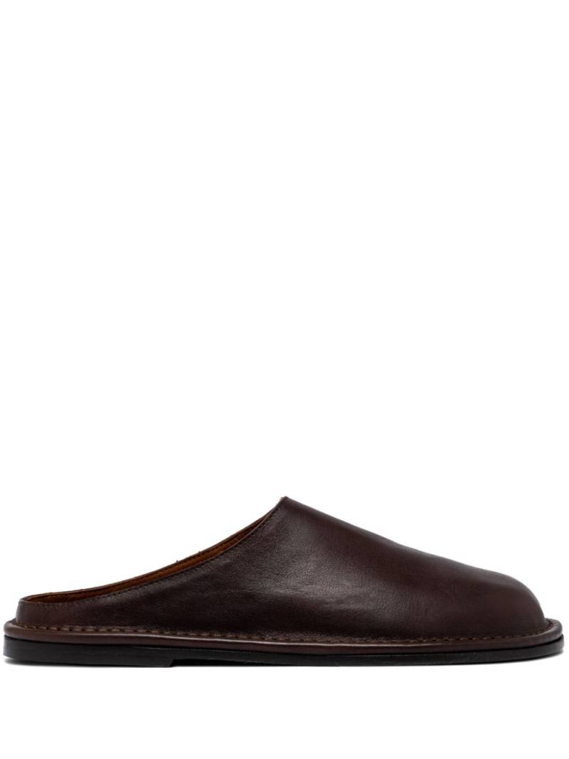 Buttero round-toe slippers - Brown von Buttero