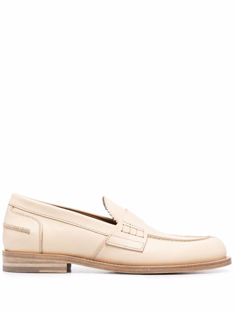 Buttero shark tooth-tongue loafers - Neutrals von Buttero