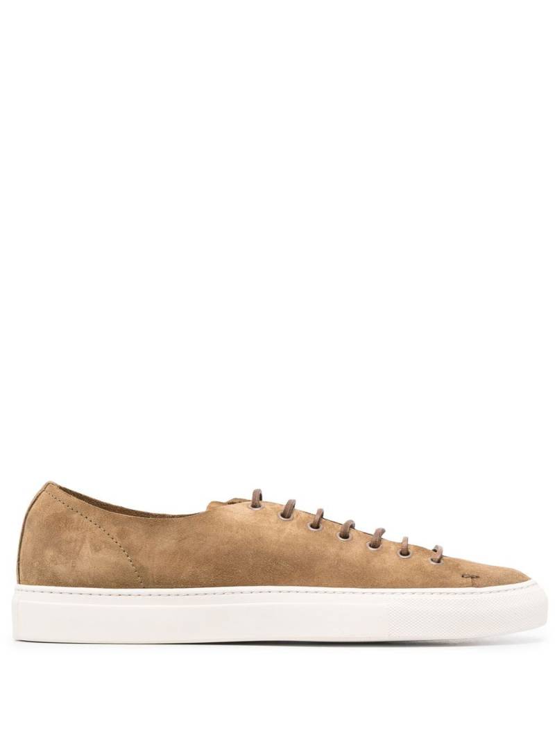 Buttero suede lace-up trainers - Neutrals von Buttero