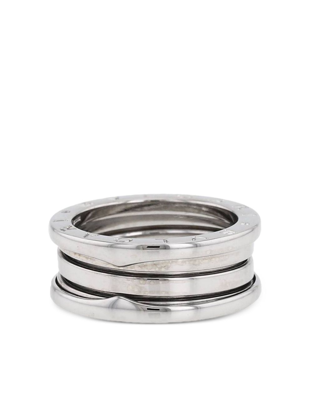 Bvlgari Pre-Owned 2000s white gold B.Zero1 ring - Silver