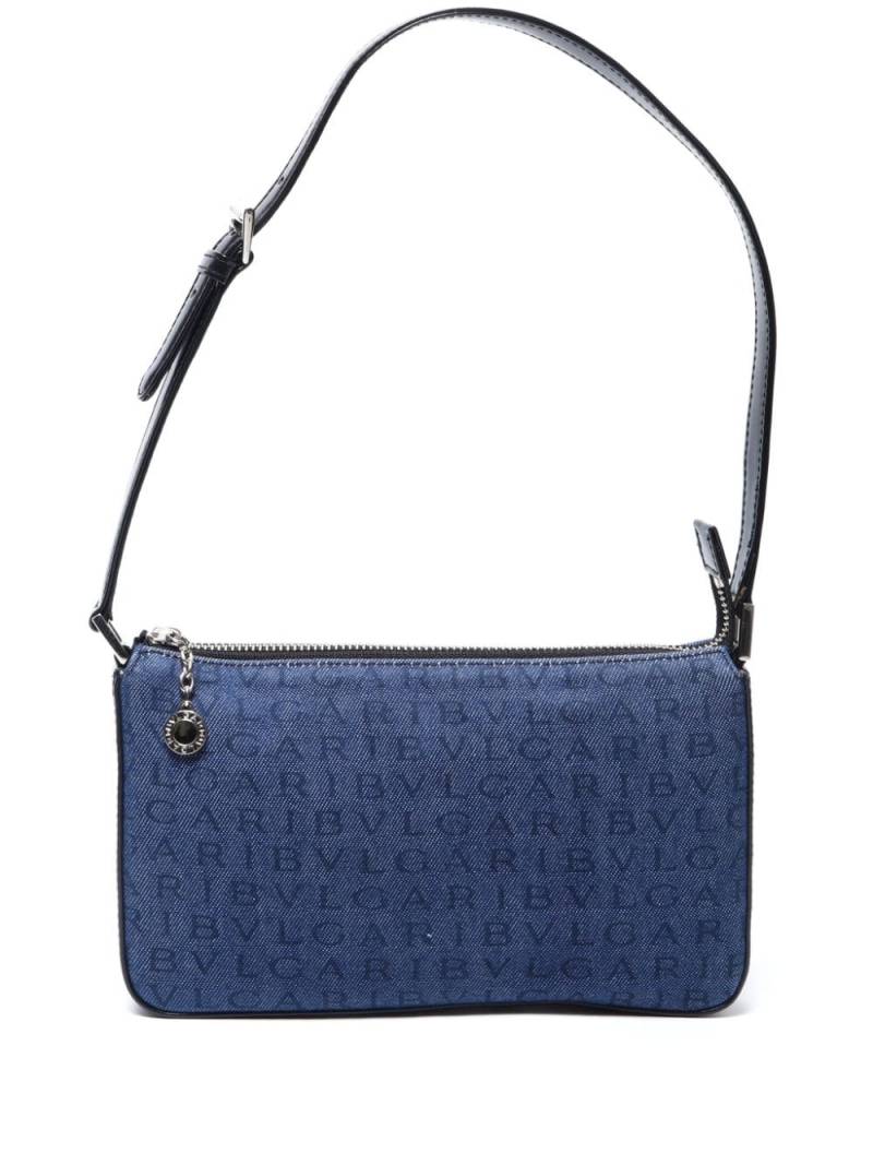 Bvlgari Pre-Owned Logomania shoulder bag - Blue von Bvlgari Pre-Owned