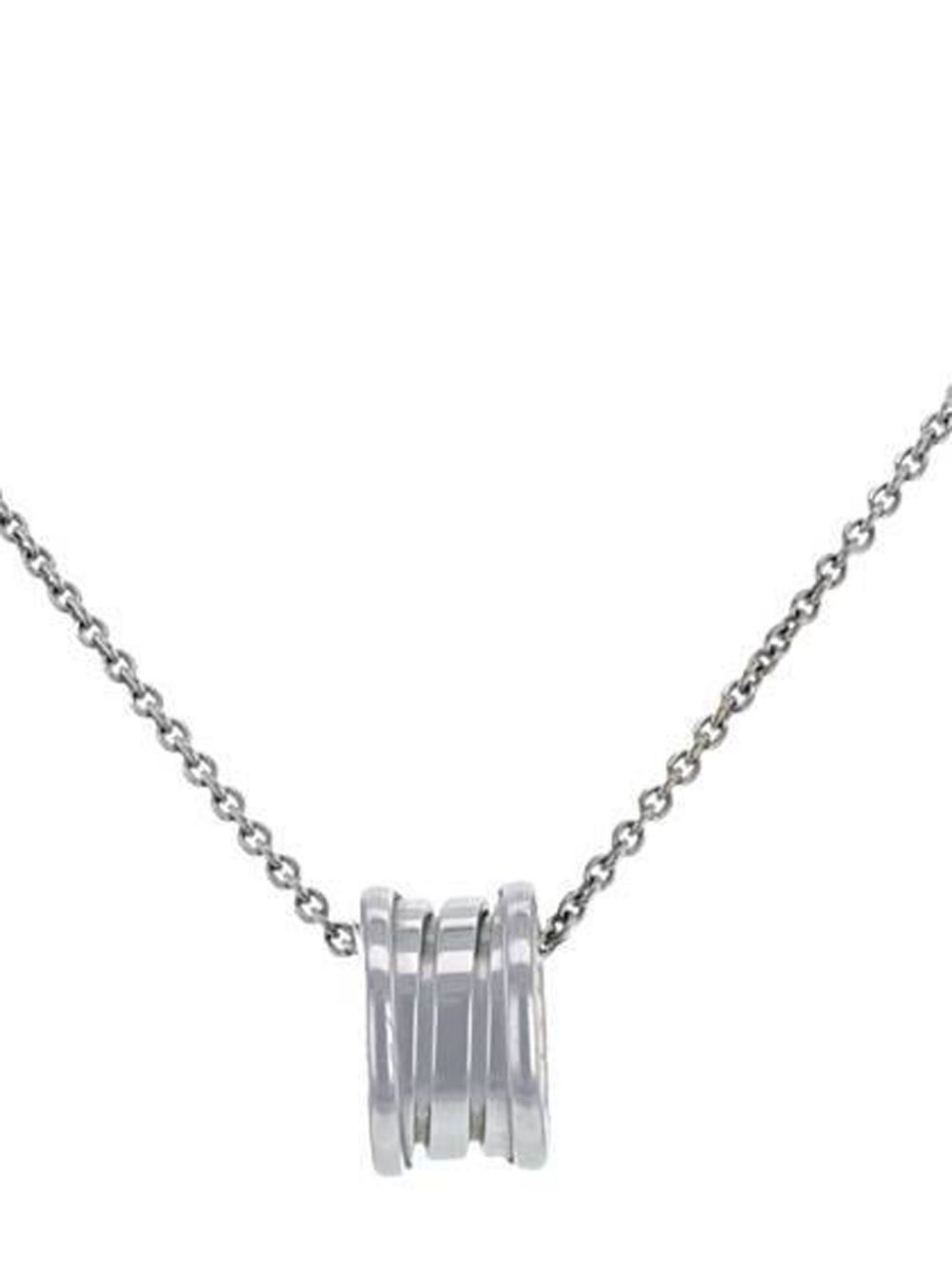 Bvlgari Pre-Owned white gold B.zero1 necklace - Silver von Bvlgari Pre-Owned