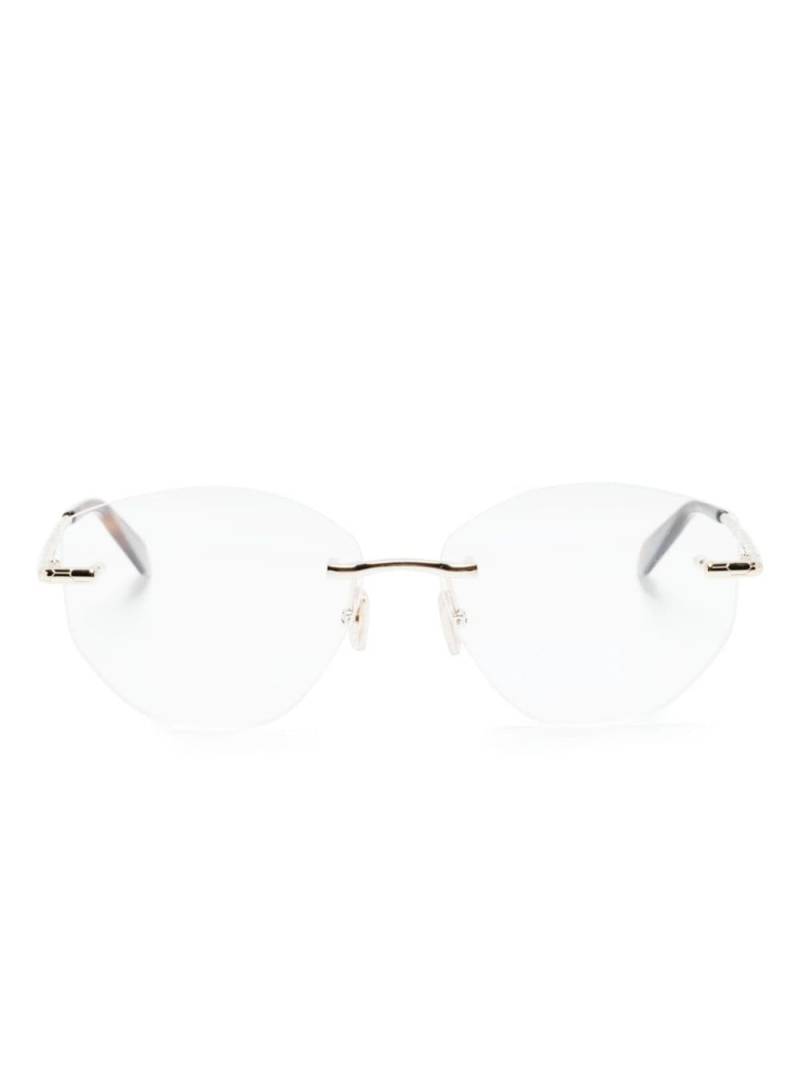 Bvlgari Serpenti rimless glasses - Gold von Bvlgari