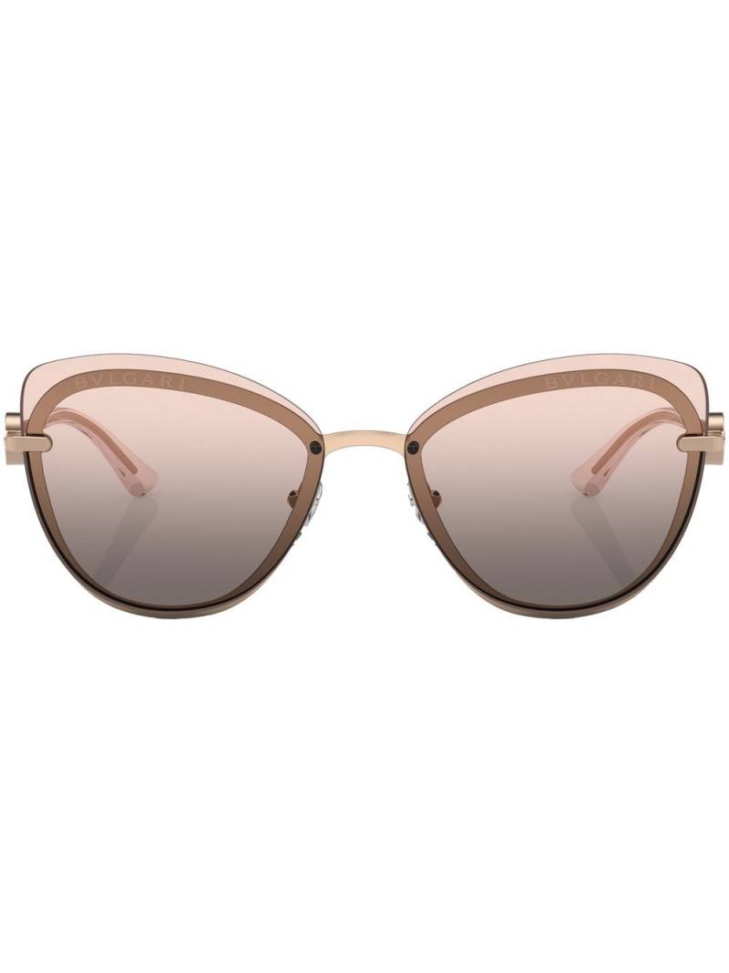 Bvlgari cat eye-frame sunglasses - Pink von Bvlgari