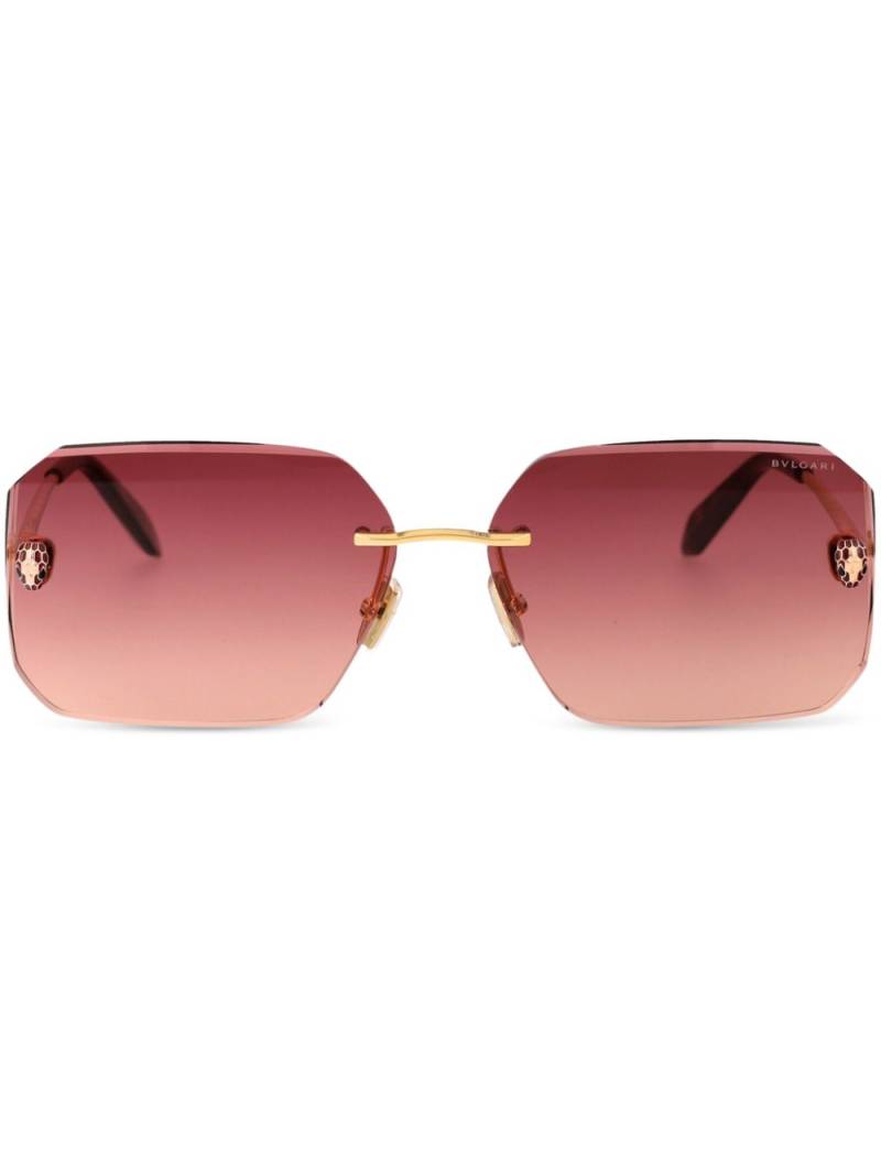 Bvlgari square-frame sunglasses - Gold von Bvlgari