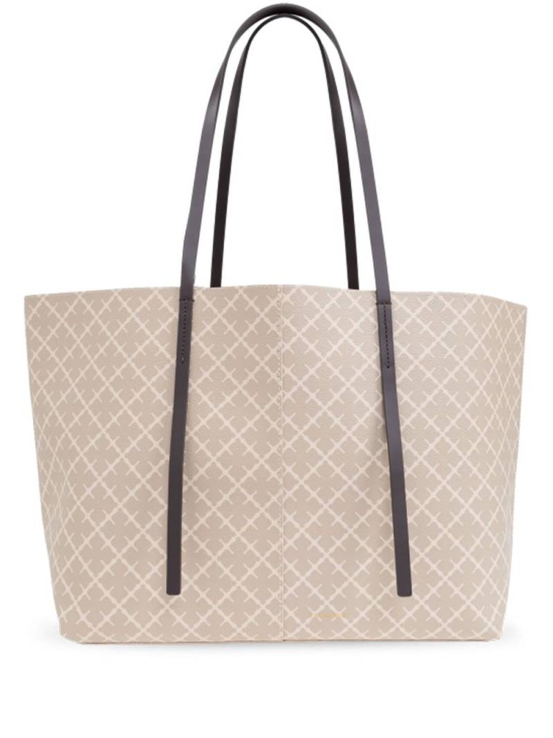 By Malene Birger Abi printed tote bag - Brown von By Malene Birger