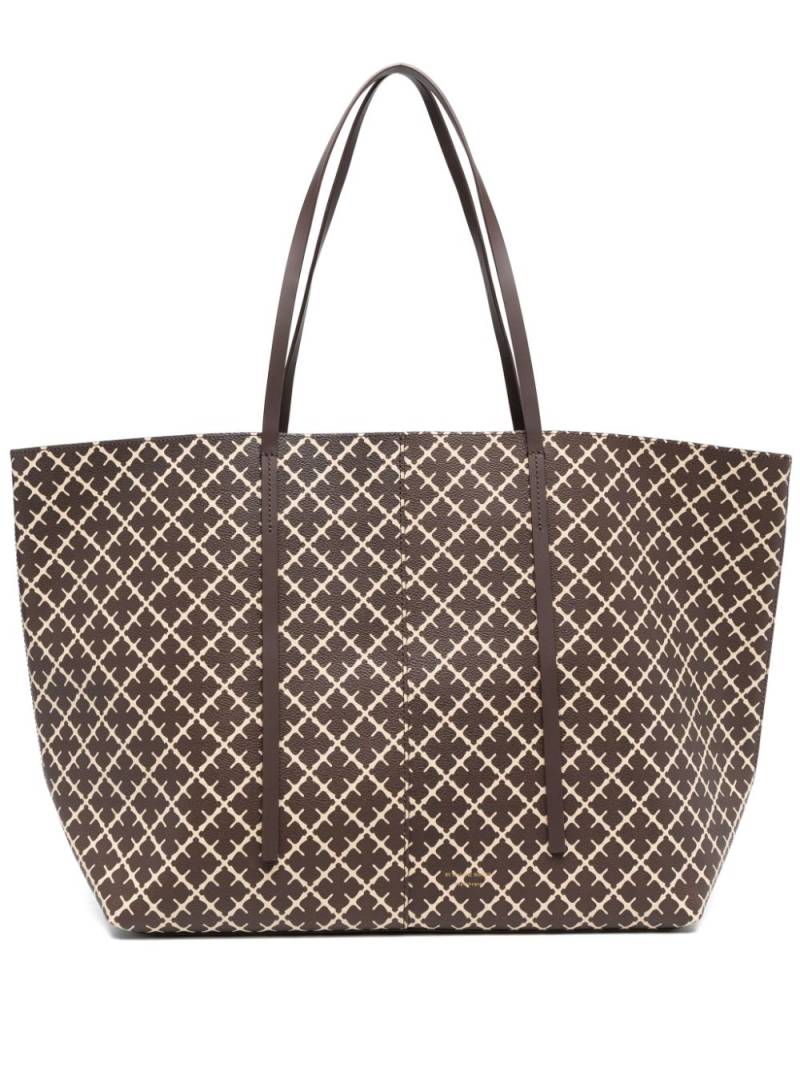 By Malene Birger Abigail leather tote bag - Brown von By Malene Birger