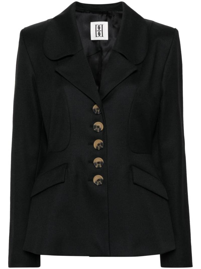 By Malene Birger Adrienna single-breasted blazer - Black von By Malene Birger