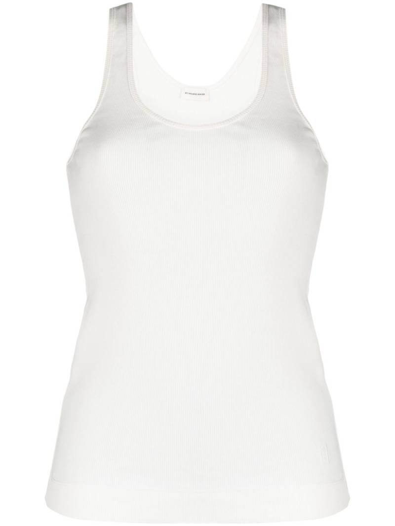 By Malene Birger Anisa ribbed-knit tank top - White von By Malene Birger