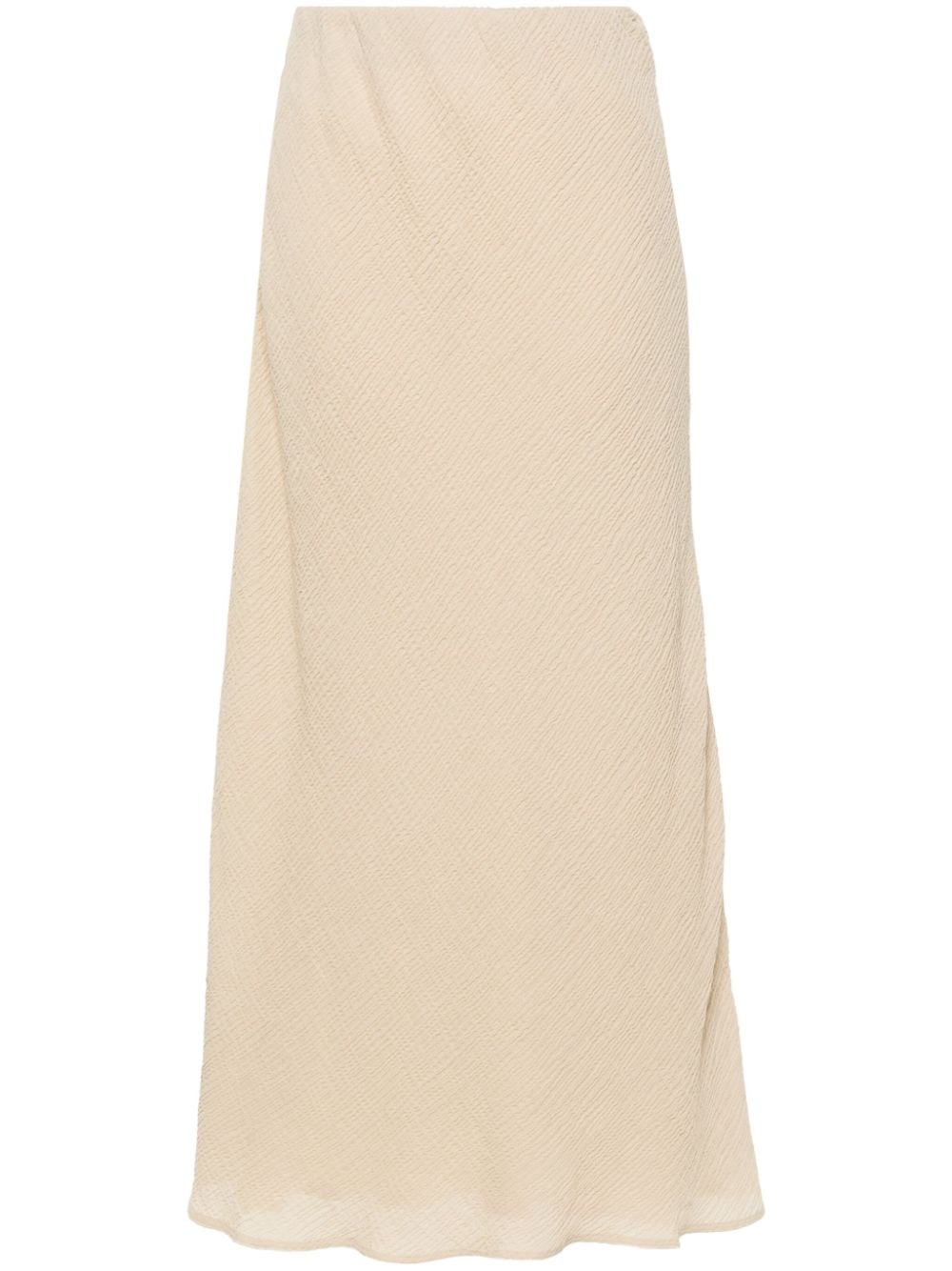 By Malene Birger Biancos seersucker maxi skirt - Neutrals von By Malene Birger