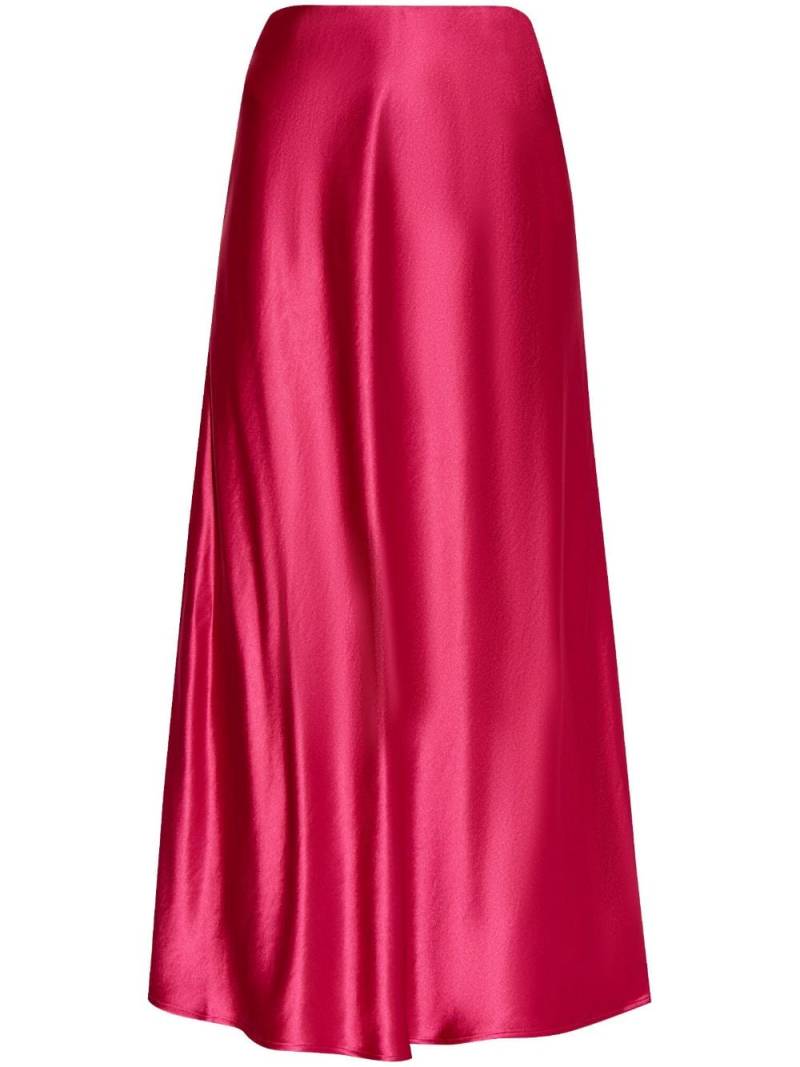 By Malene Birger Boshan satin midi skirt - Pink von By Malene Birger