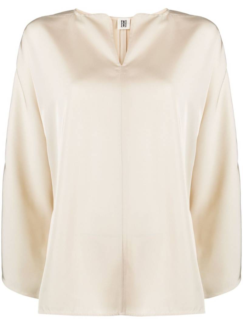 By Malene Birger Calias V-neck blouse - Neutrals von By Malene Birger