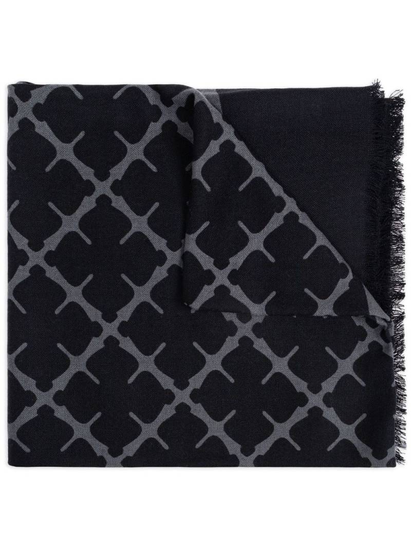 By Malene Birger Cornelis wool scarf - Black von By Malene Birger