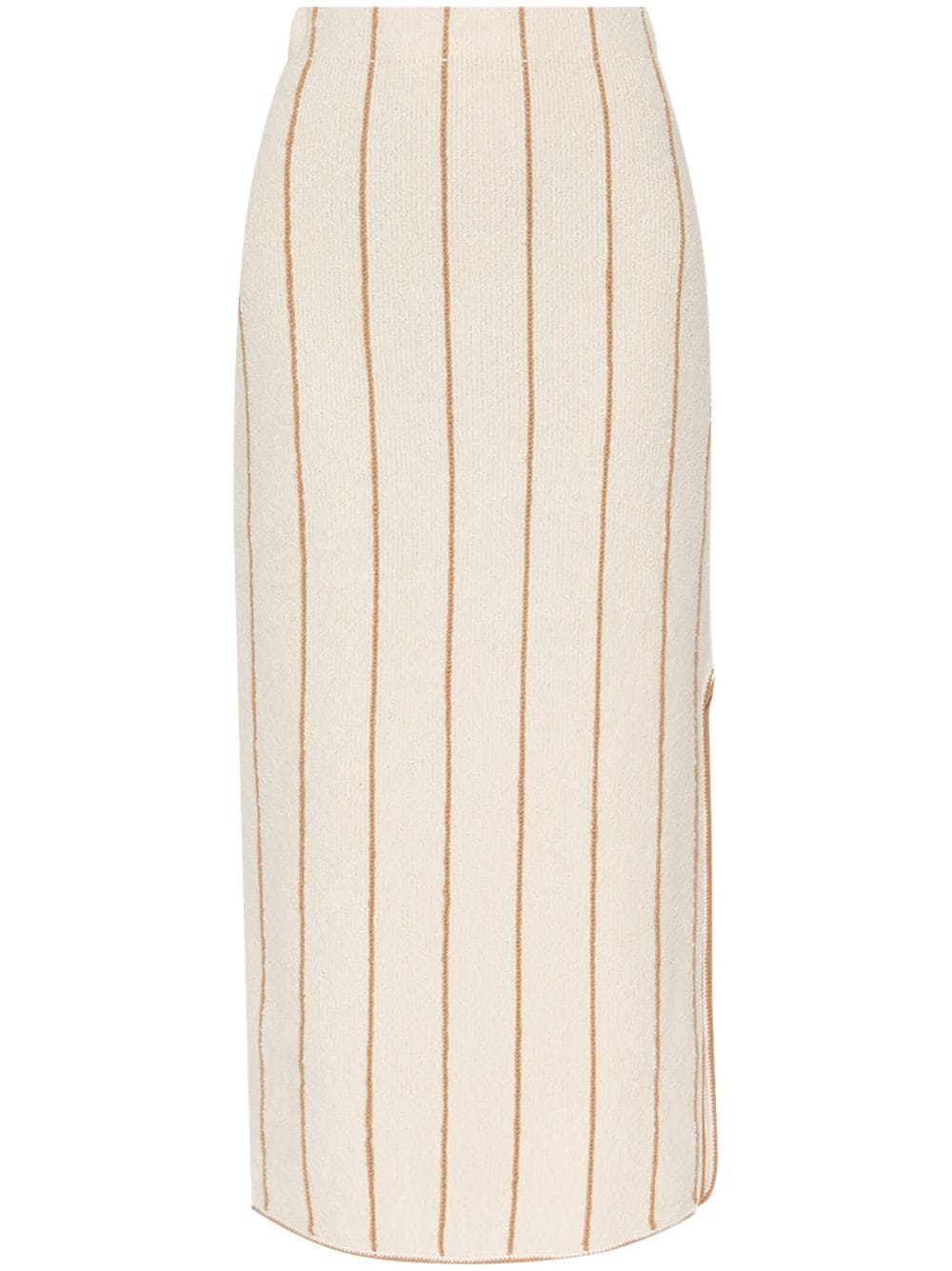 By Malene Birger Hercula striped midi skirt - Neutrals von By Malene Birger