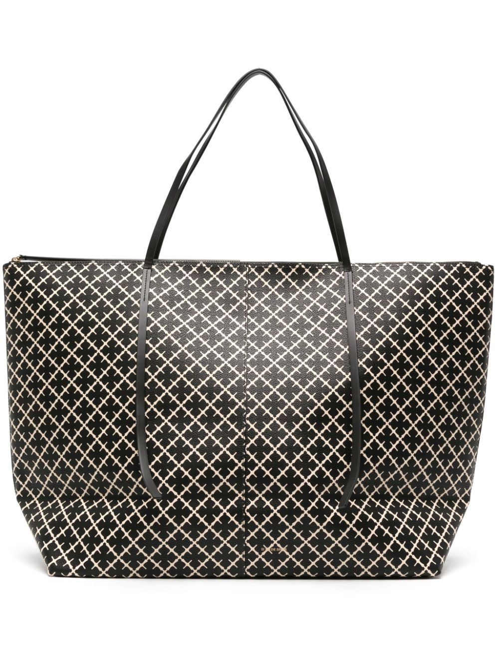 By Malene Birger Leesa pebbled tote bag - Black von By Malene Birger