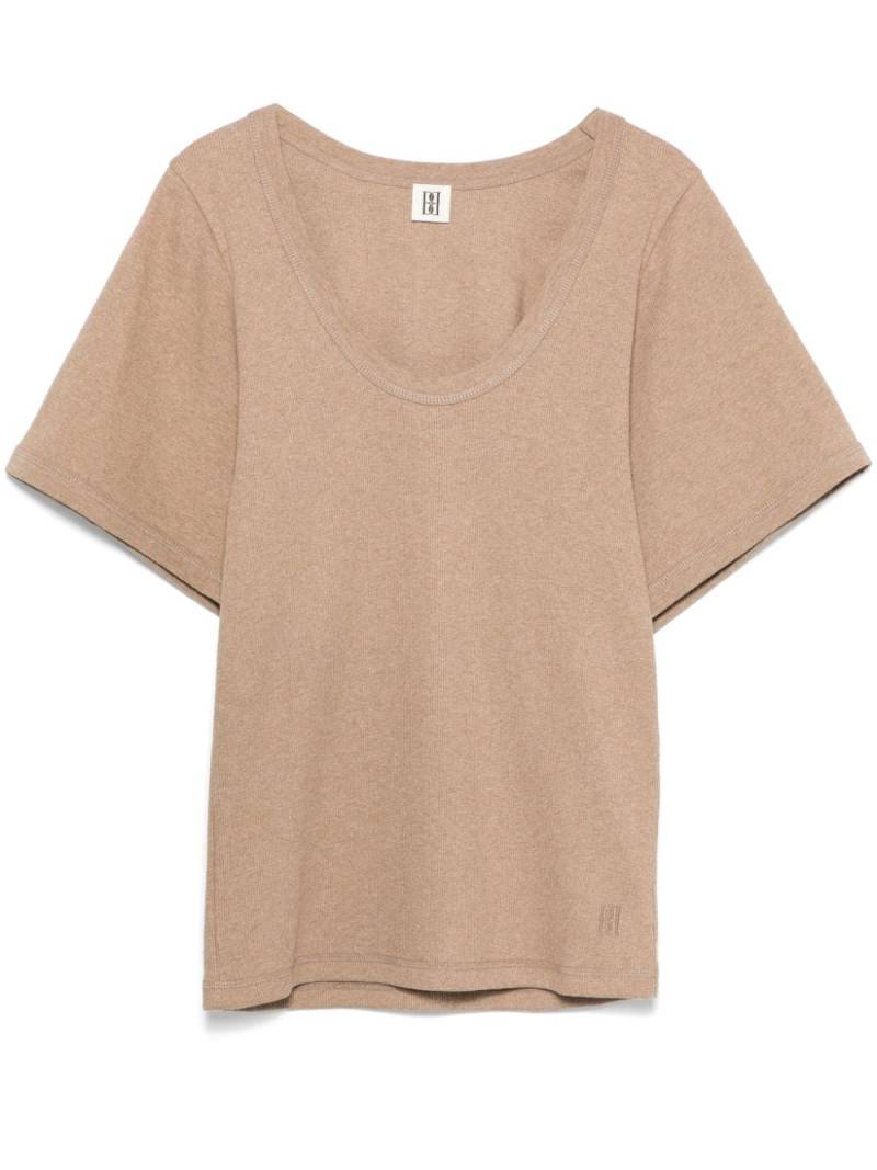 By Malene Birger Lunai T-shirt - Brown von By Malene Birger