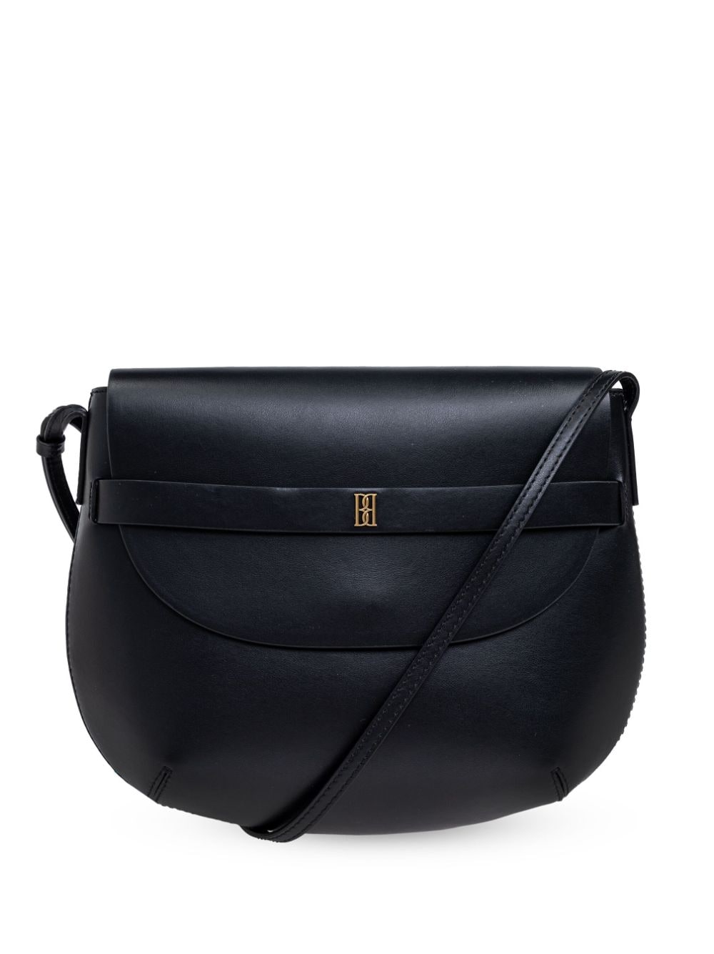 By Malene Birger Maellon leather shoulder bag - Black von By Malene Birger