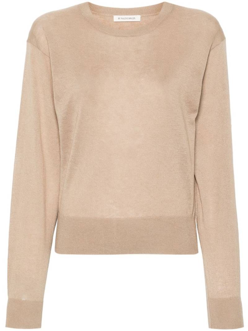 By Malene Birger Mantea crew-neck jumper - Neutrals von By Malene Birger