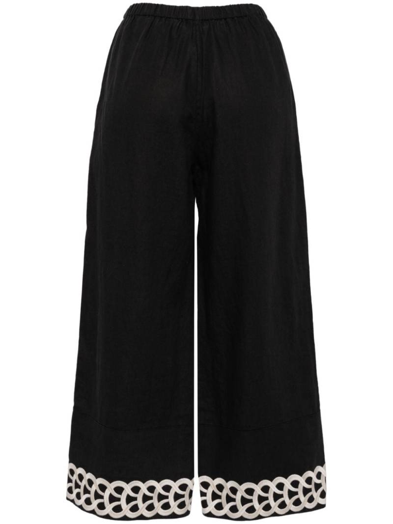 By Malene Birger Mirabellos linen trousers - Black von By Malene Birger