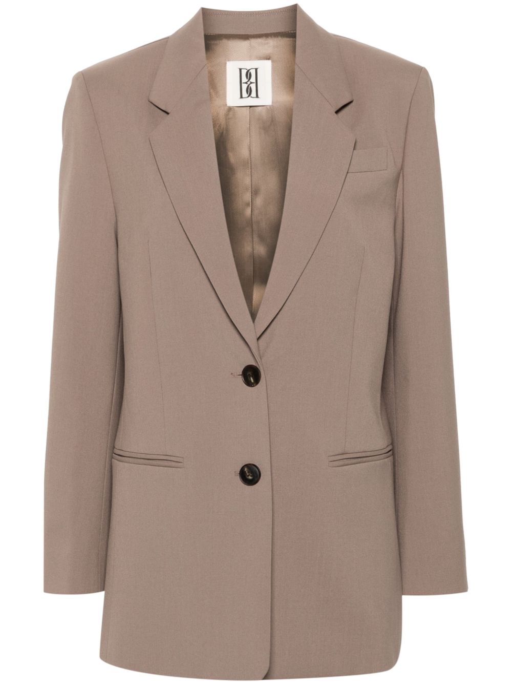 By Malene Birger Ophie single-breasted blazer - Neutrals von By Malene Birger