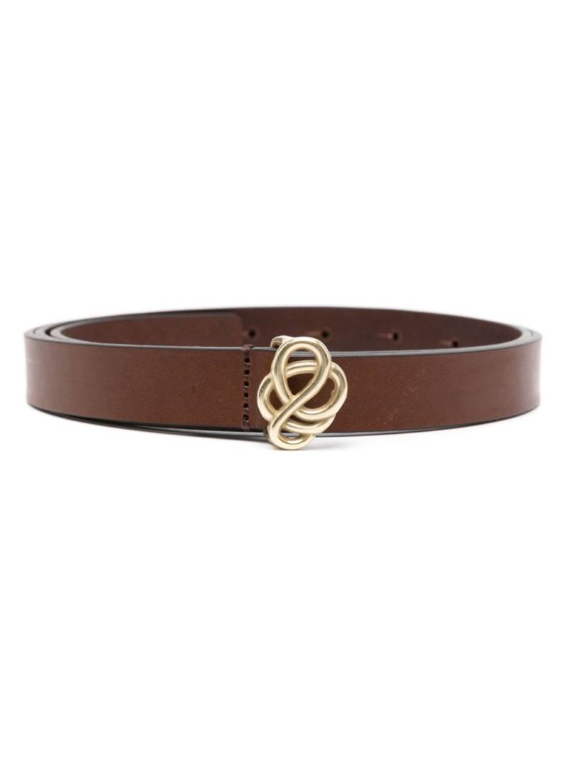 By Malene Birger Ouma leather belt - Brown von By Malene Birger