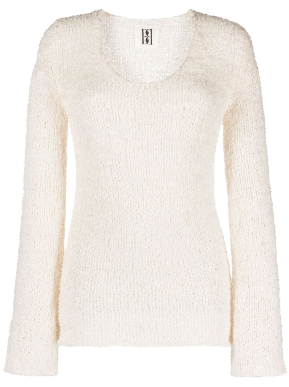 By Malene Birger round-neck long-sleeve top - White von By Malene Birger