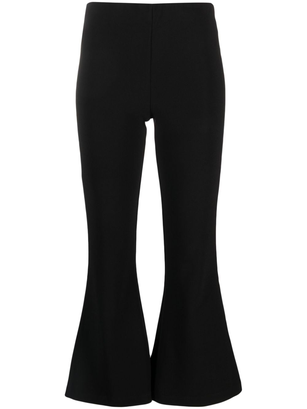 By Malene Birger Vilanna cropped flared trousers - Black von By Malene Birger