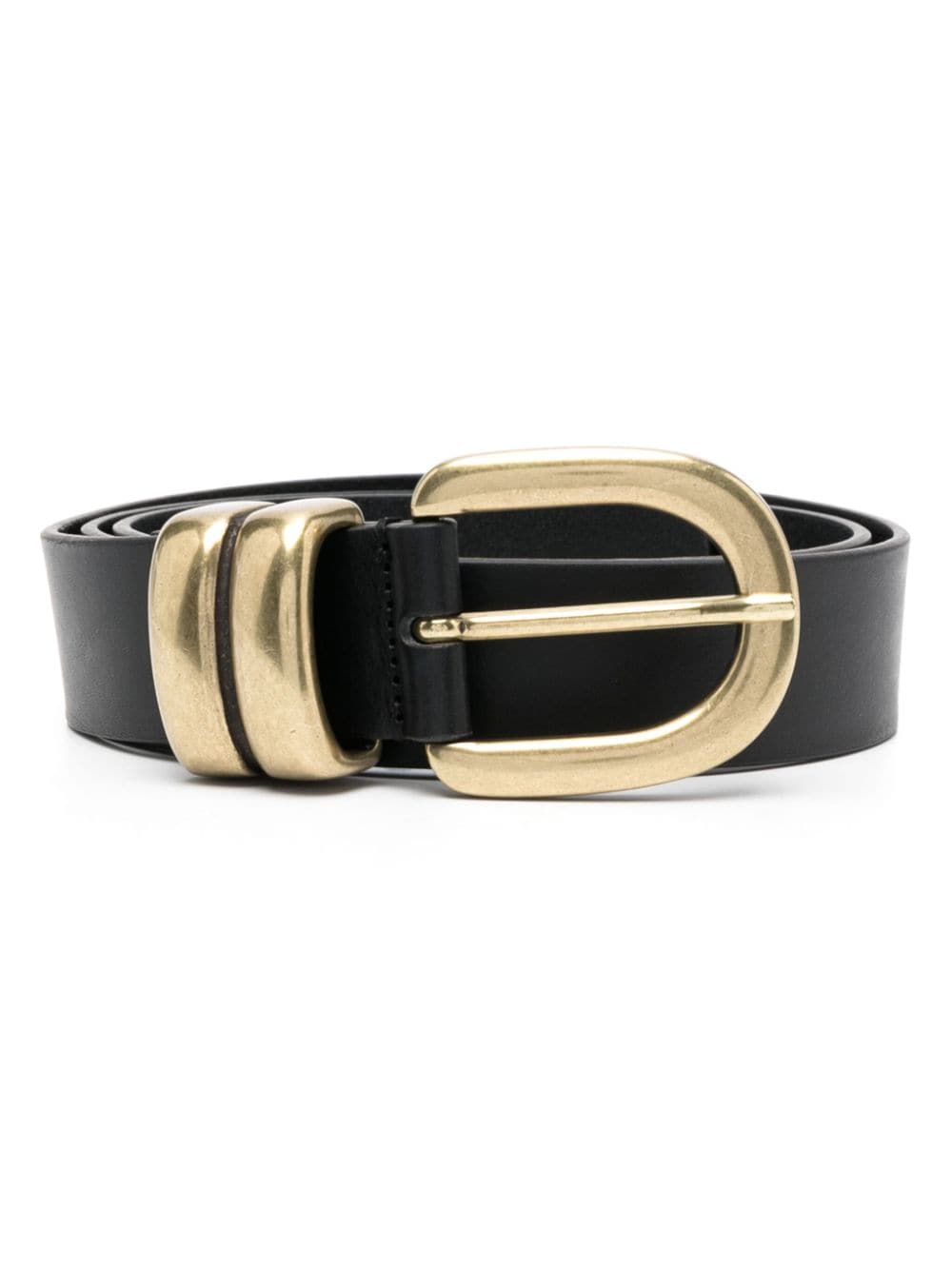 By Malene Birger Zoira leather belt - Black von By Malene Birger