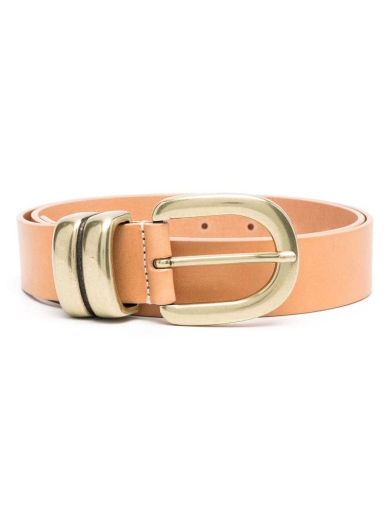 By Malene Birger buckle-fastening leather belt - Neutrals von By Malene Birger