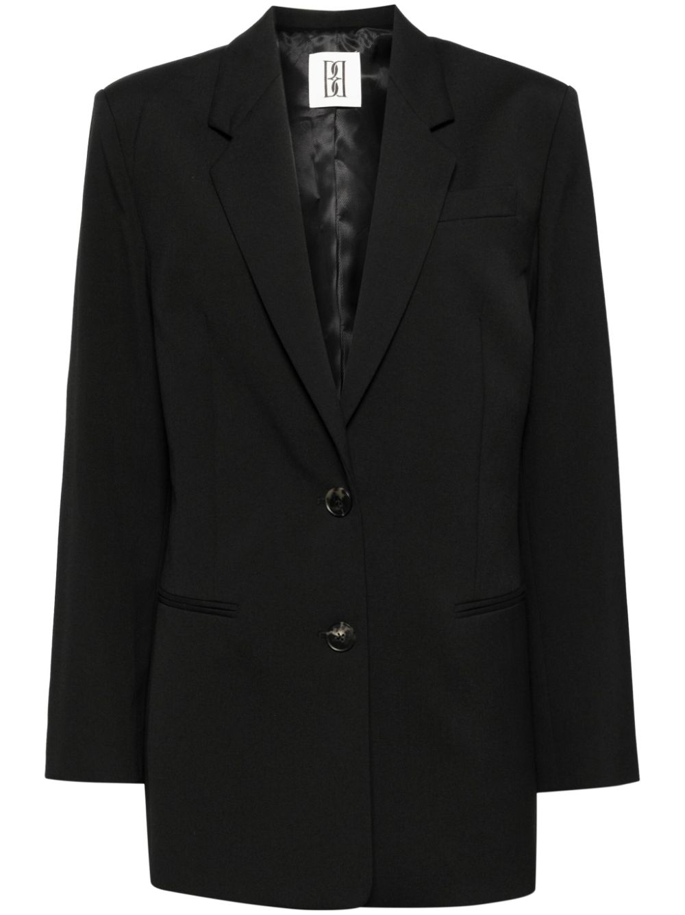 By Malene Birger cut-out detailing blazer - Black von By Malene Birger